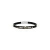 pulsera ancla negra oro