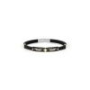 pulsera estrella negra oro