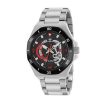 Reloj Marea Legend Plata Negro Rojo