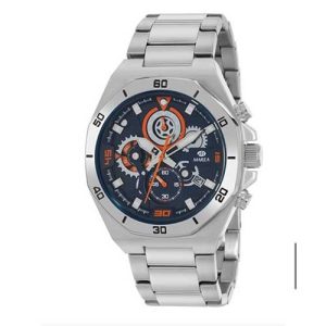 Reloj Marea Legend Plata Azul Naranja