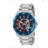 Reloj Marea Legend Plata Azul Naranja Esfera
