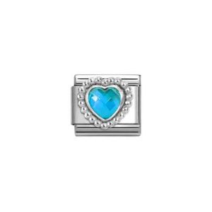 Link Nominatión silver shine Turquesa