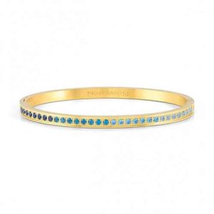 Pretty bangles brillo azul oro