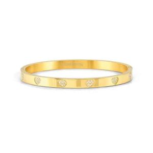 Pretty bangles corazones oro
