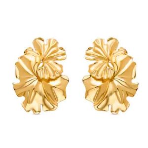 Pendientes Luxenter Doble Flor Oro