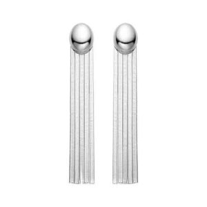 Pendientes Luxenter Óvalo Caída Plata