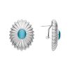 Pendientes Luxenter Plata Piedra Azul