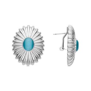 Pendientes Luxenter Plata Piedra Azul