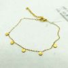 Pulsera Tobillera Oro Círculos
